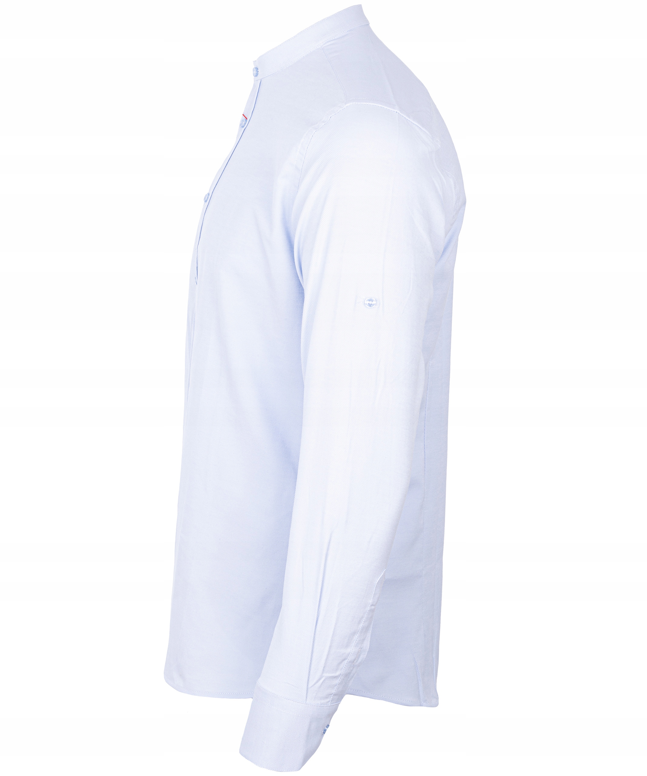 KOSZULA MĘSKA bawełna BŁĘKITNA stójka L REGULAR Rozmiar L