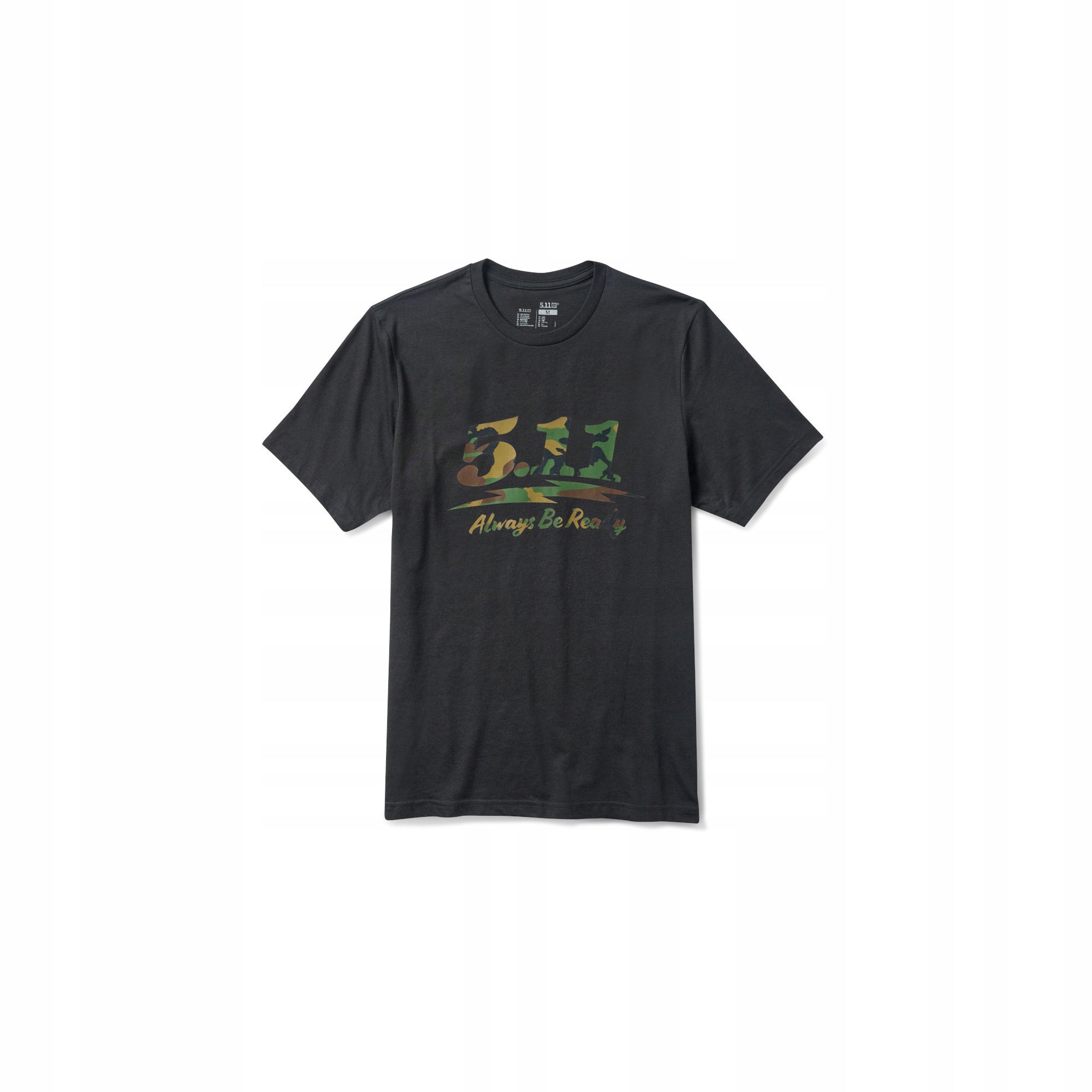 T-shirt 5.11 Woodland Moto Logo S/s Tee Black [Rozmiar XL]