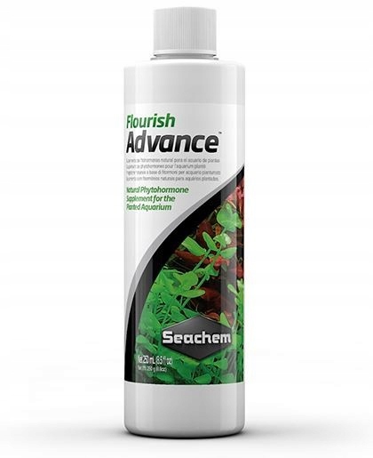 Levně Seachem Flourish Advance 250 ML Hnojivo Urychluje Růst Akvarijních Rostlin