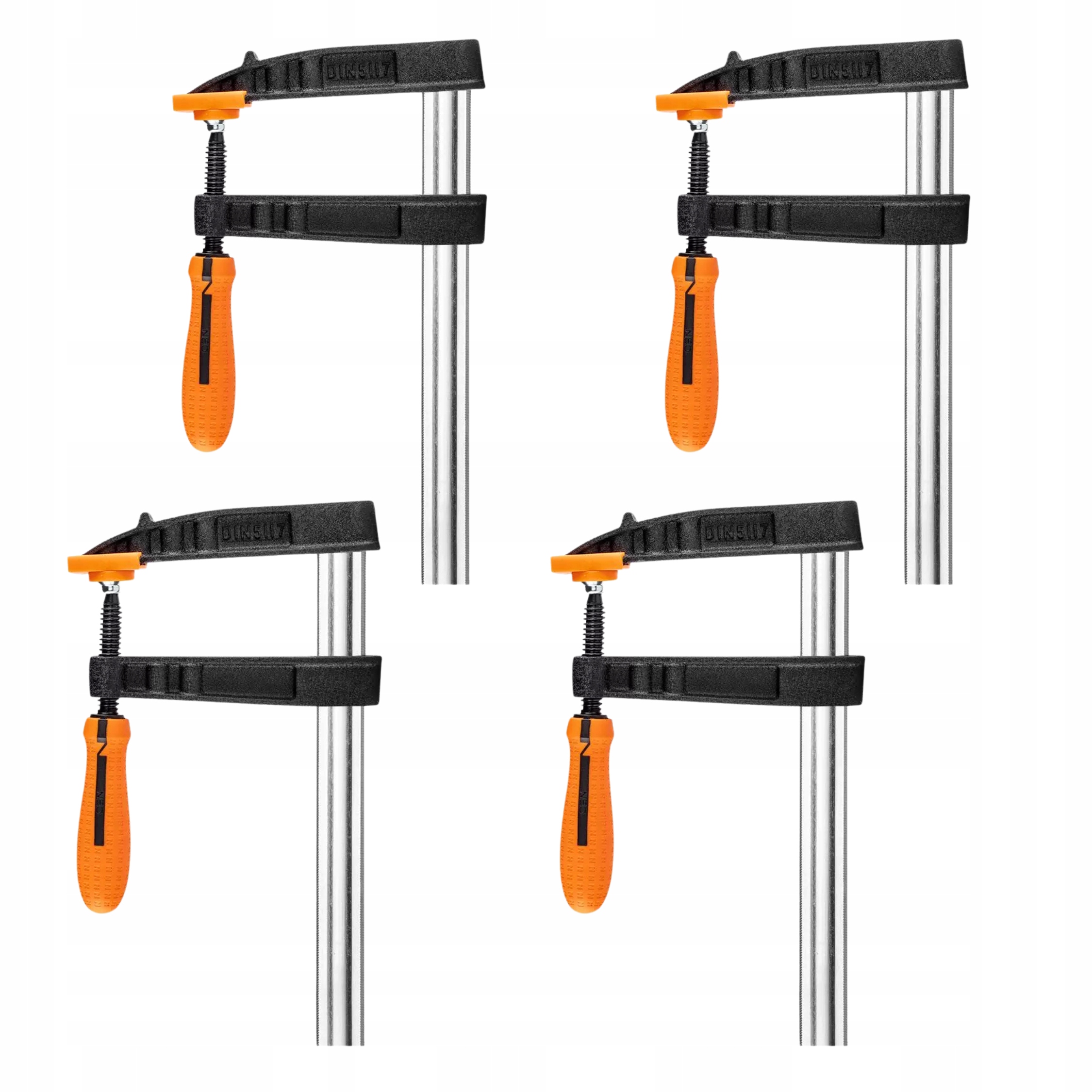 Neo Tools Ścisk Stolarski 120 x 300 mm Zestaw 4 szt.