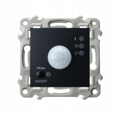 Elektroniczny czujnik ruchu czarny Ospel Szafir ŁP-16Z/M/33