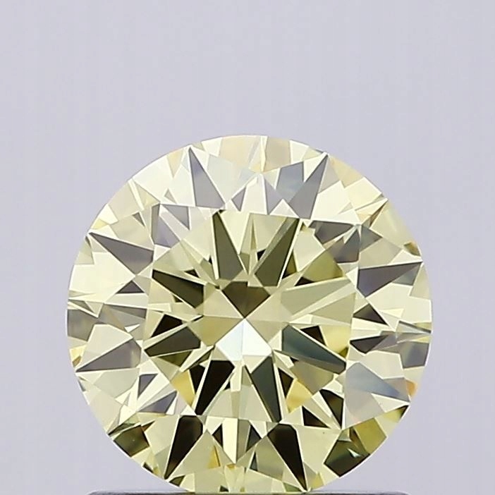 Diament laboratoryjny kolorowy 1.02ct ROUND Fancy Yellow VVS2 (IGI)