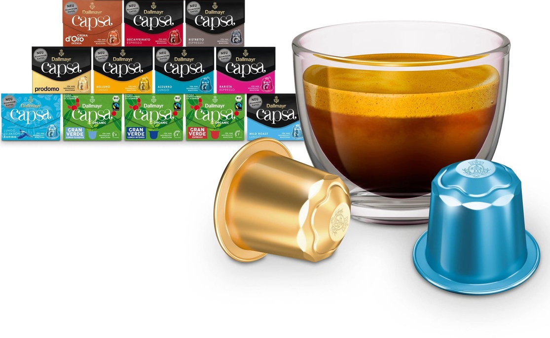 Kapsułki NESPRESSO Dallmayr CAPSA Crema Intensa 10 Nazwa handlowa inna