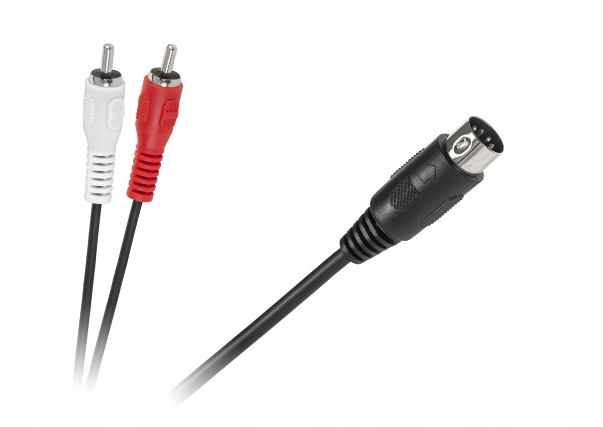 Kabel przewód DIN 2x RCA Cinch 1,2m