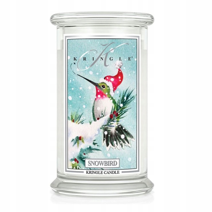 Snowbird Kringle Candle velká svíčka se dvěma knoty (624 g)