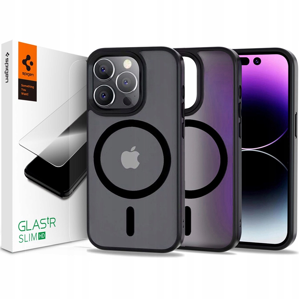 

Etui Case Magsafe Do Iphone 14 Pro Szkło Spigen