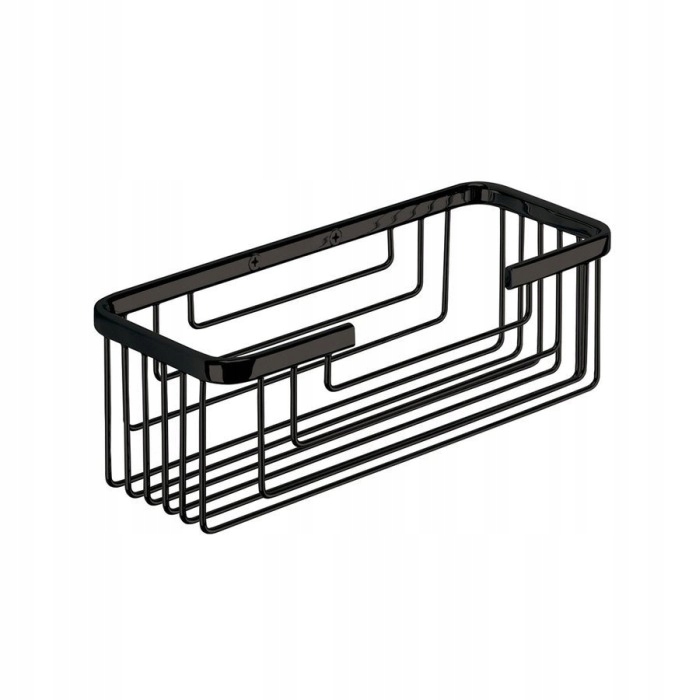 Gedy Smart polička 252x86x102 mm čierna matná 2419-14