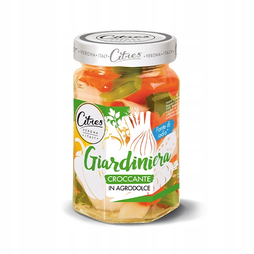 Levně Zelenina ve sladkokyselém nálevu Giardiniera 290 g Citres
