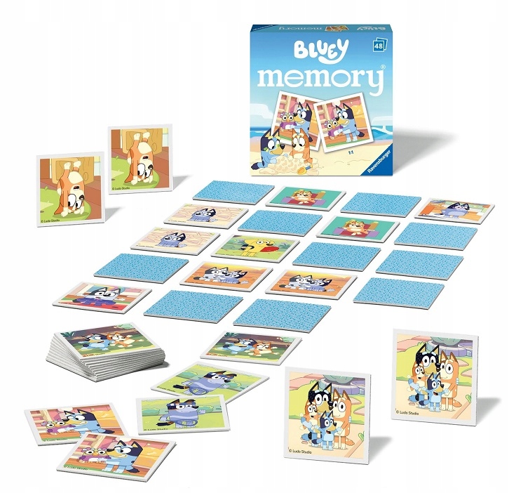 Ravensburger Gra Pamięciowa Memos memory memo Piesek Bluey 20934