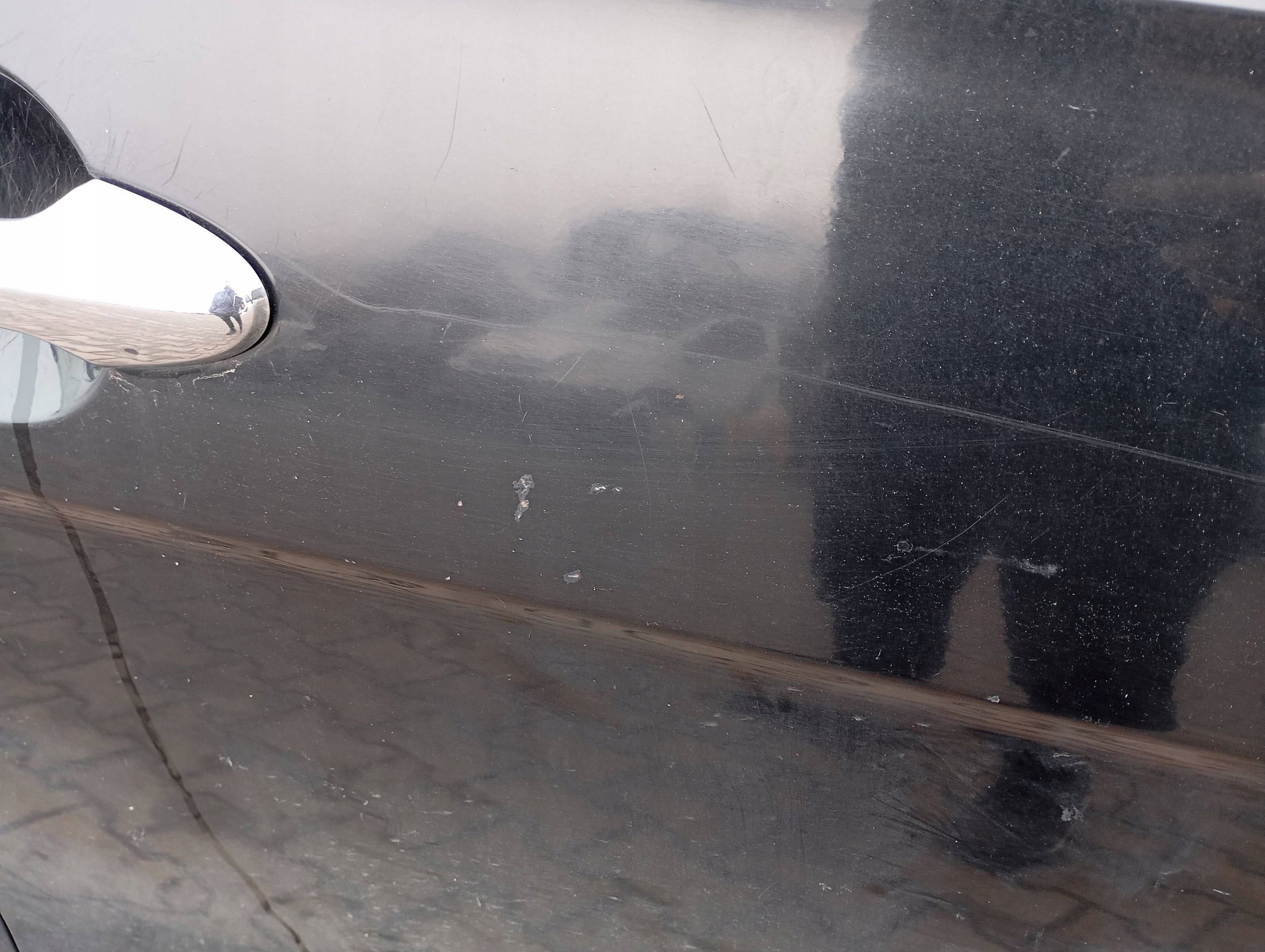 HONDA FR-V FRV BE1 BE 05-09 door front right black, B92P