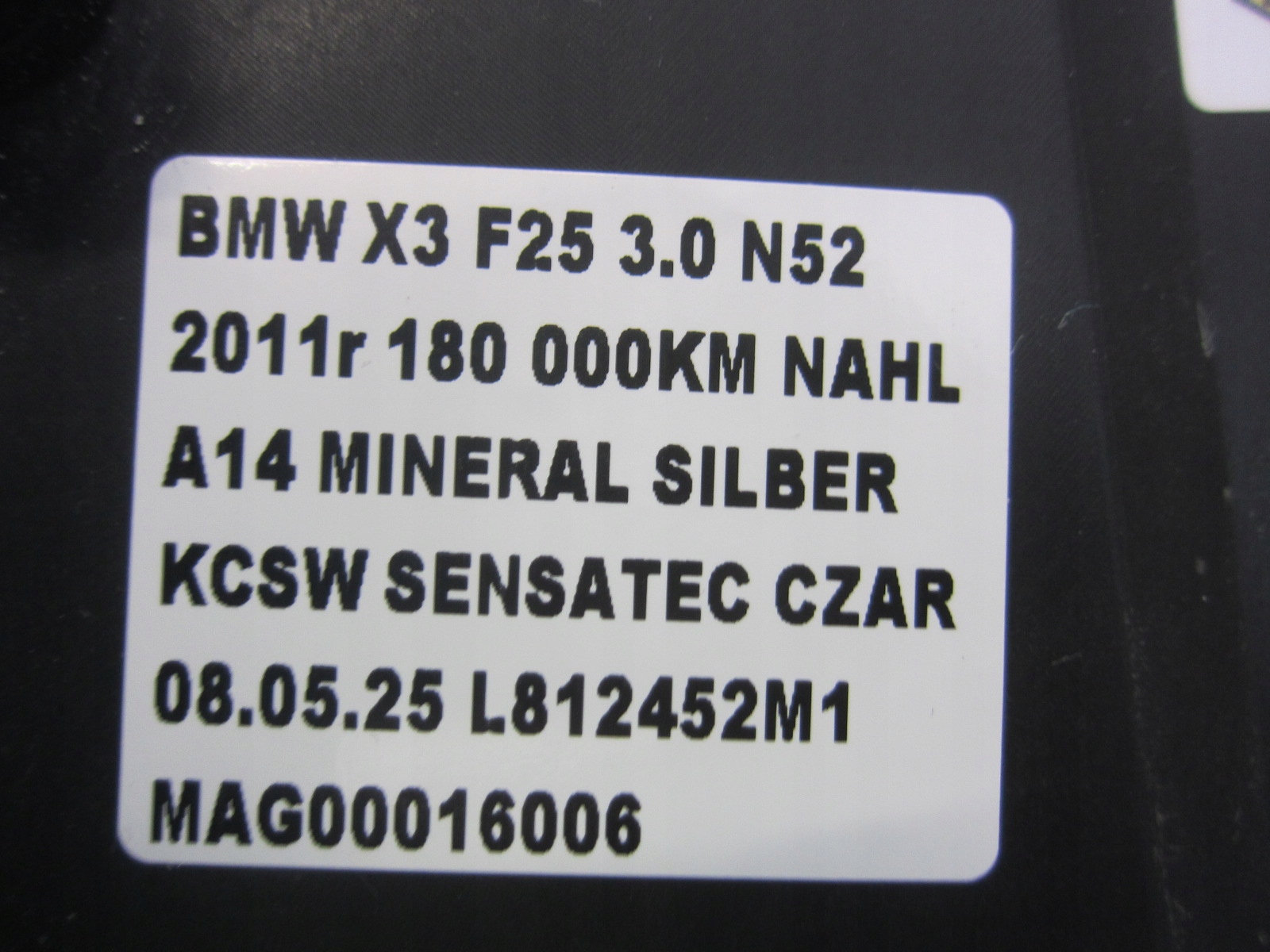 BMW X3 F25 light front BIXENON front left side 7276995 7222027 USA