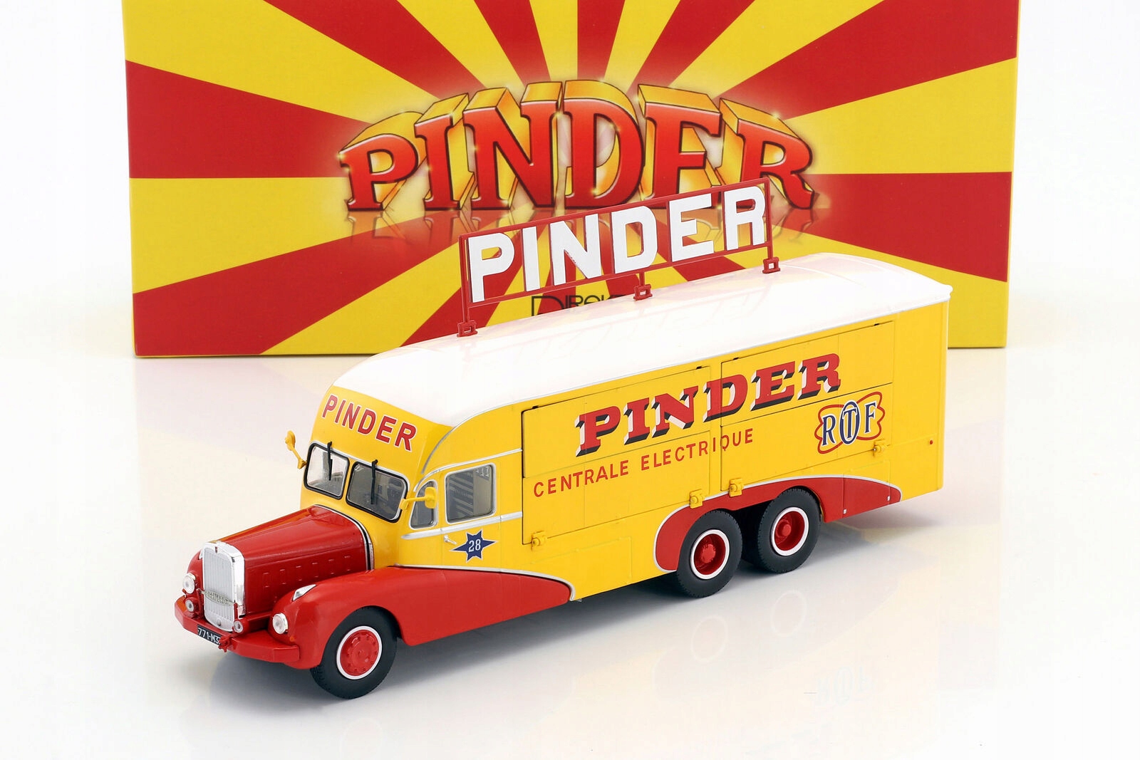 Bernard 28 Elektrical Truck Pinder Cyrk 1951 1:43