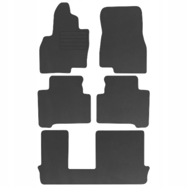 Mitsubishi Grandis 03-11 Velurové koberce Std Grafit