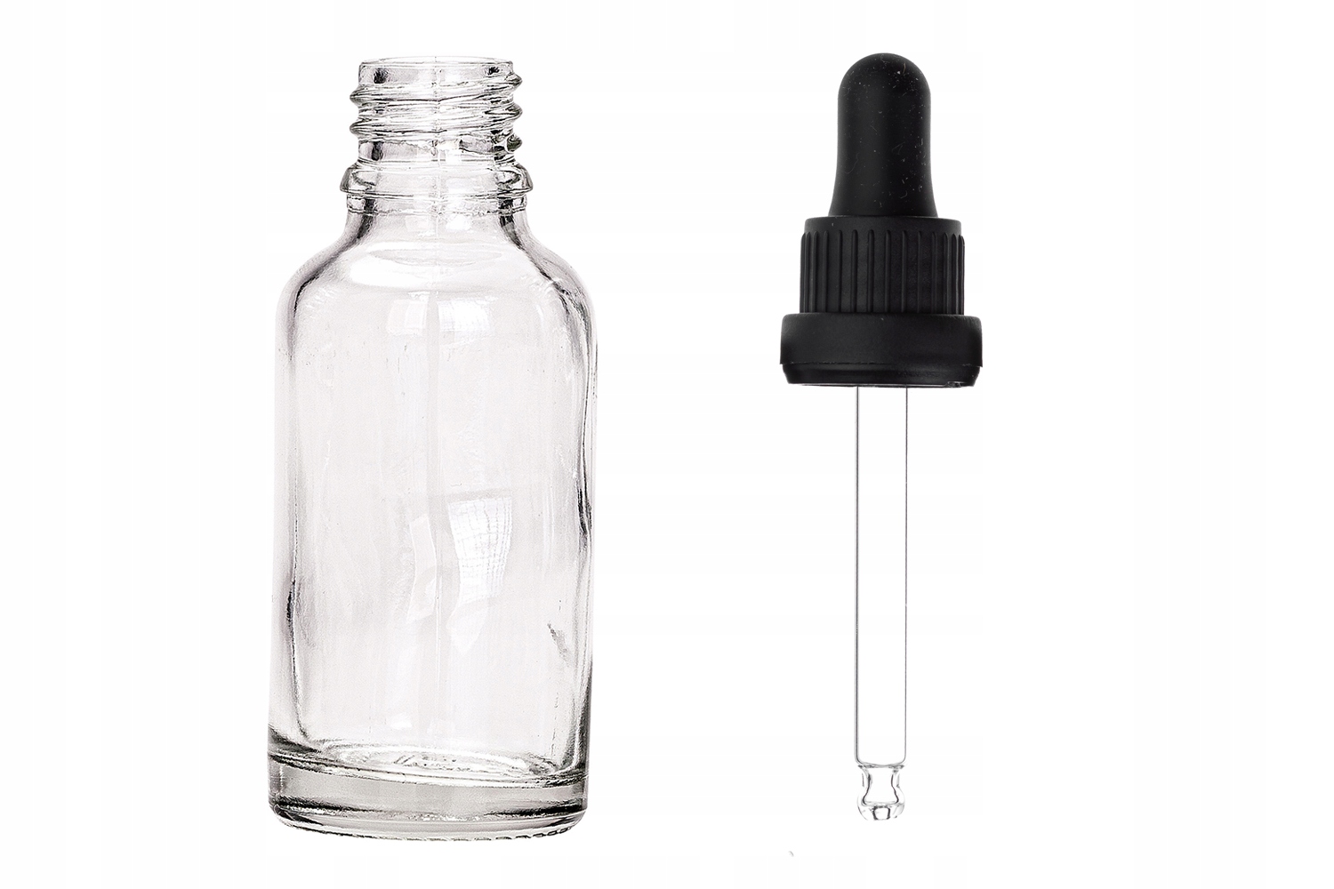 

Butelka szklana bezbarwna 30 ml z pipetą