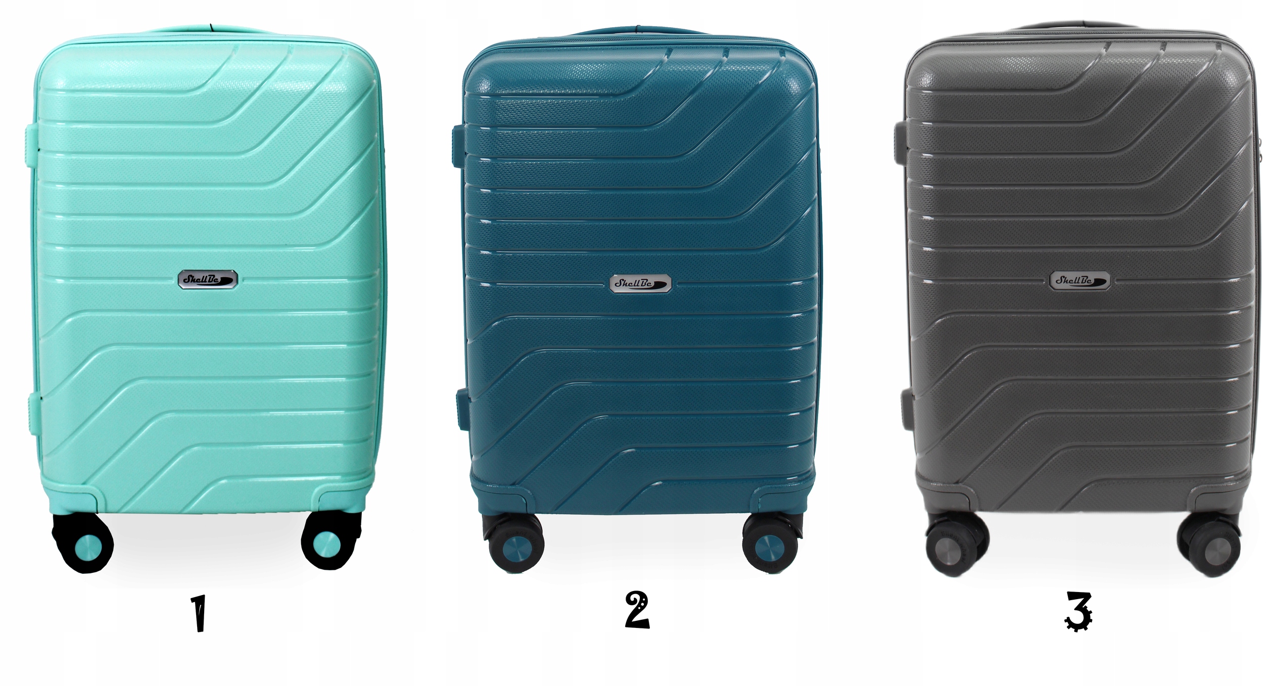 LEKKA WALIZKA PODRÓŻNA PP WYTRZYMAŁA XXL POJEMNA MOCNA ALUMINIUM Kod producenta WAVE 20