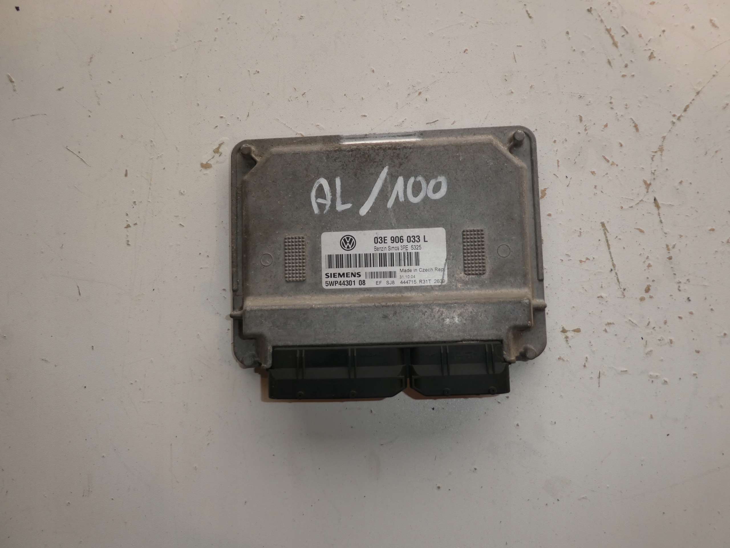 COMPUTER MOTORE VW POLO 9N 1.2 BENZINA 03E906033L