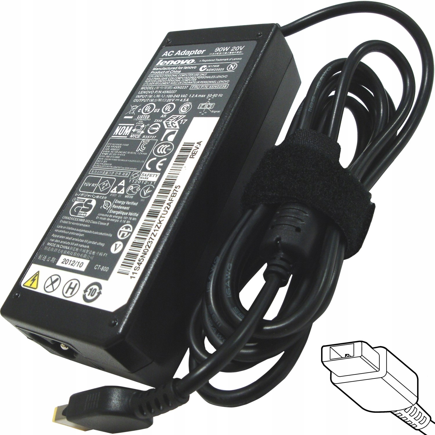 Napájací adaptér Lenovo 90 W pre Ibm, Lenovo