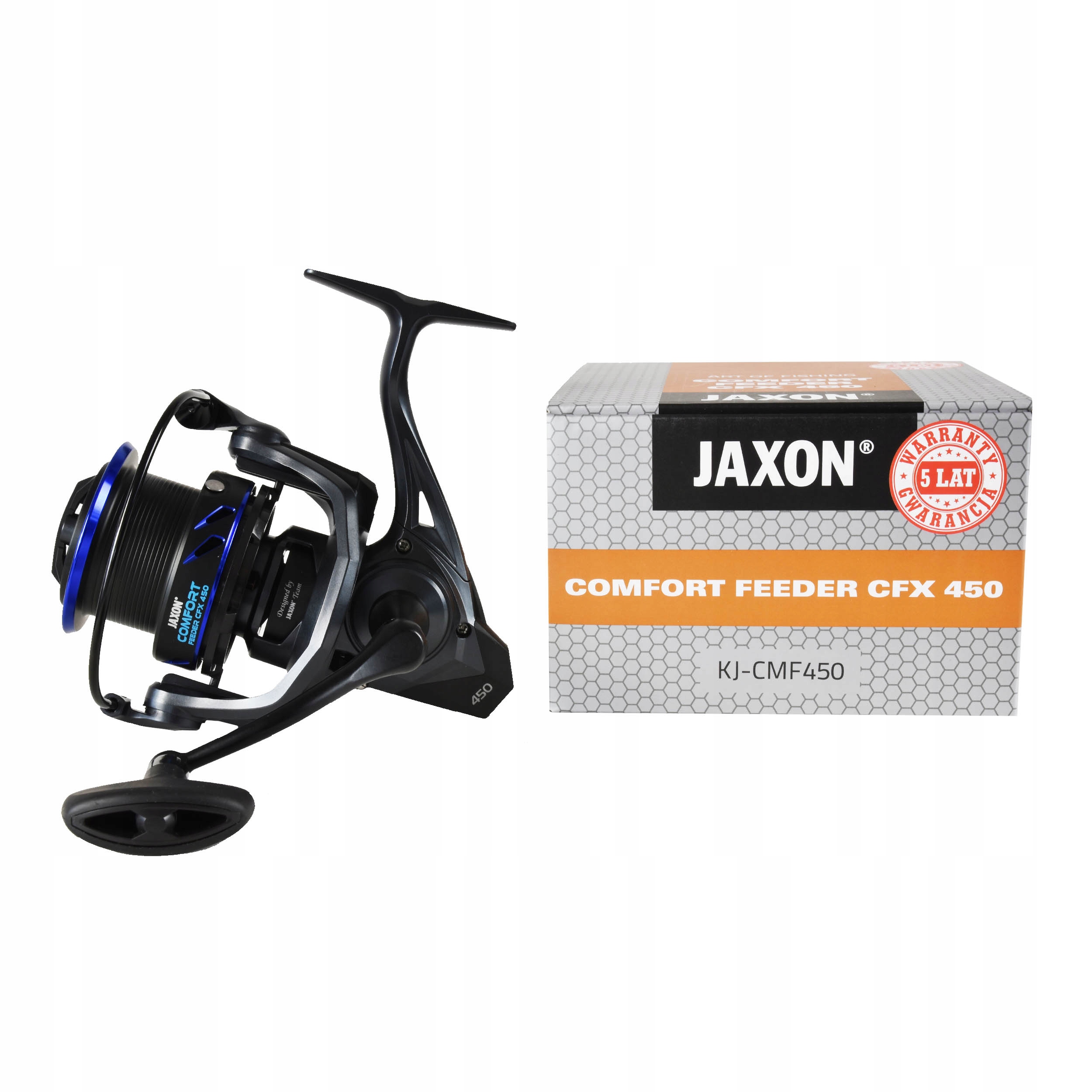 Kołowrotek gruntowy Jaxon Comfort Feeder Cfx 450 7-OWC