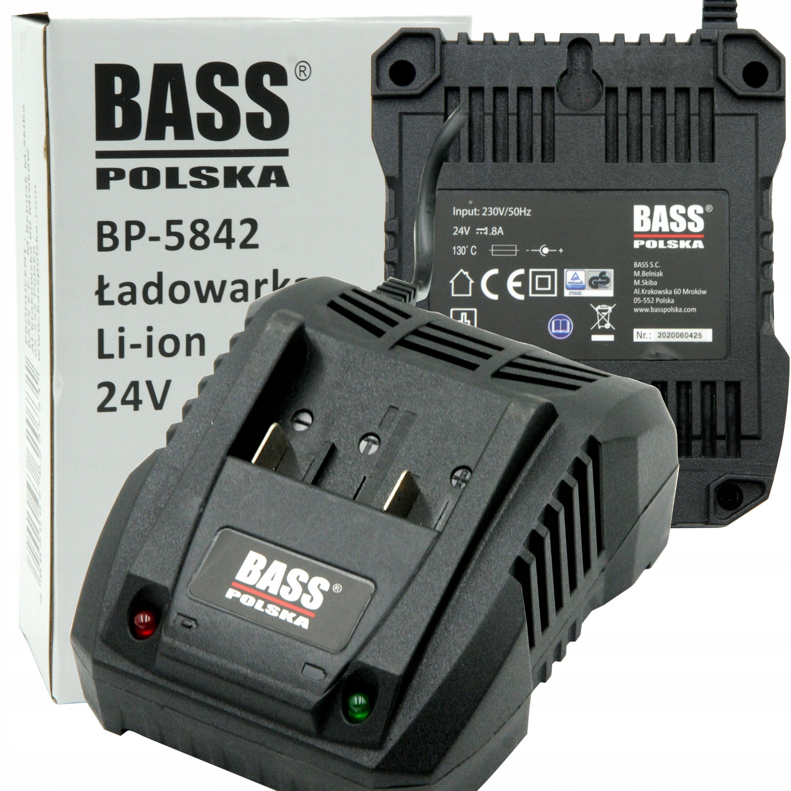 

Bass Polska Ładowarka Bateri LiIon Akumulatora 24V