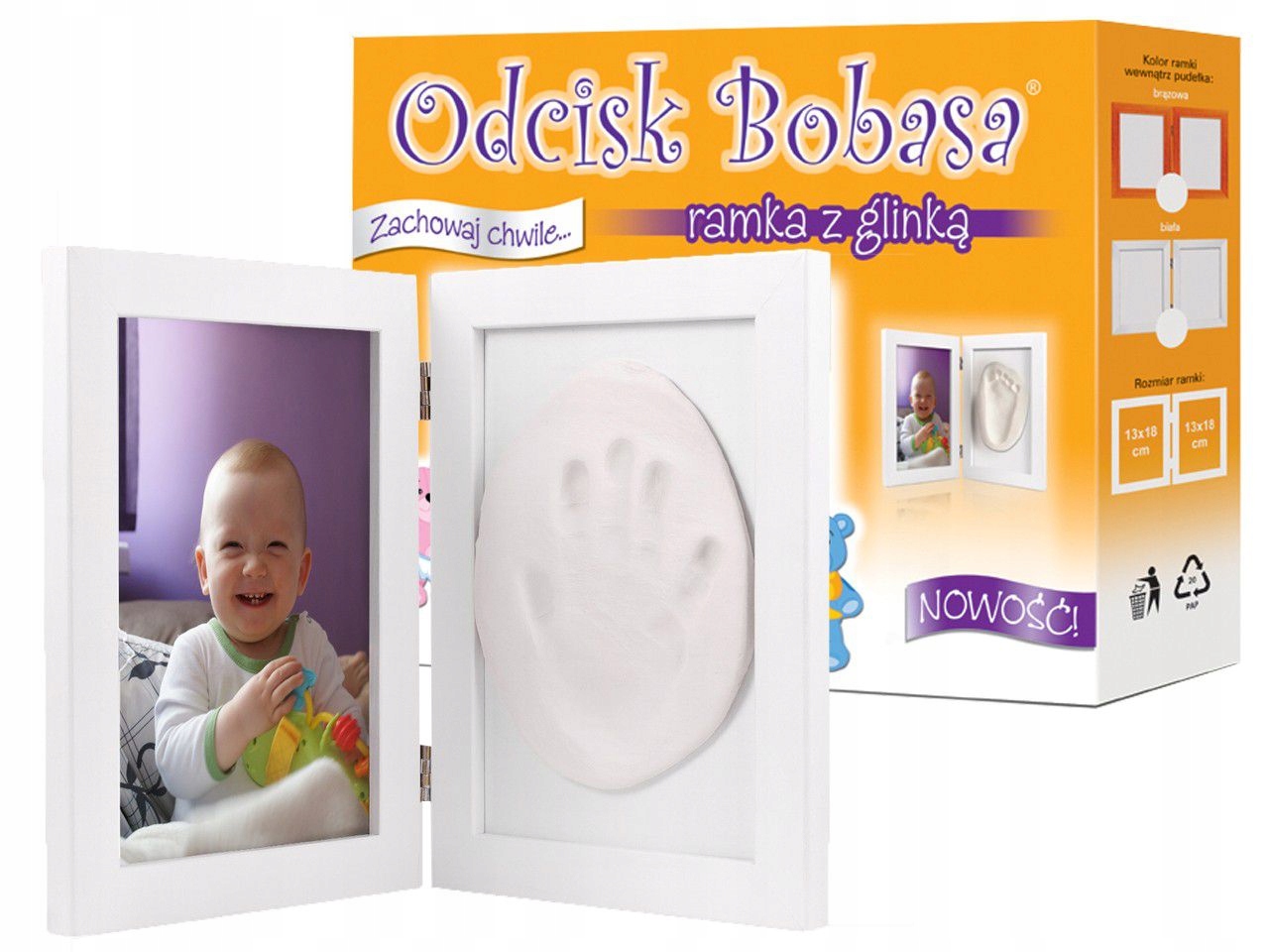 

Odcisk Bobasa Ramka Z Glinką (zabawka)
