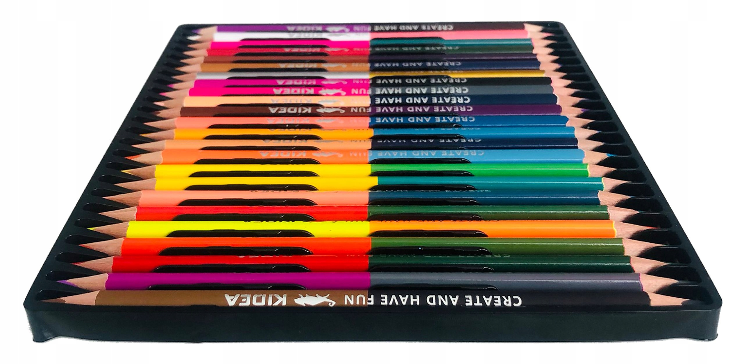 KREDKI DWUSTRONNE KIDEA 24/48 INTENSYWNYCH KOLORÓW Rodzaj ołówkowe