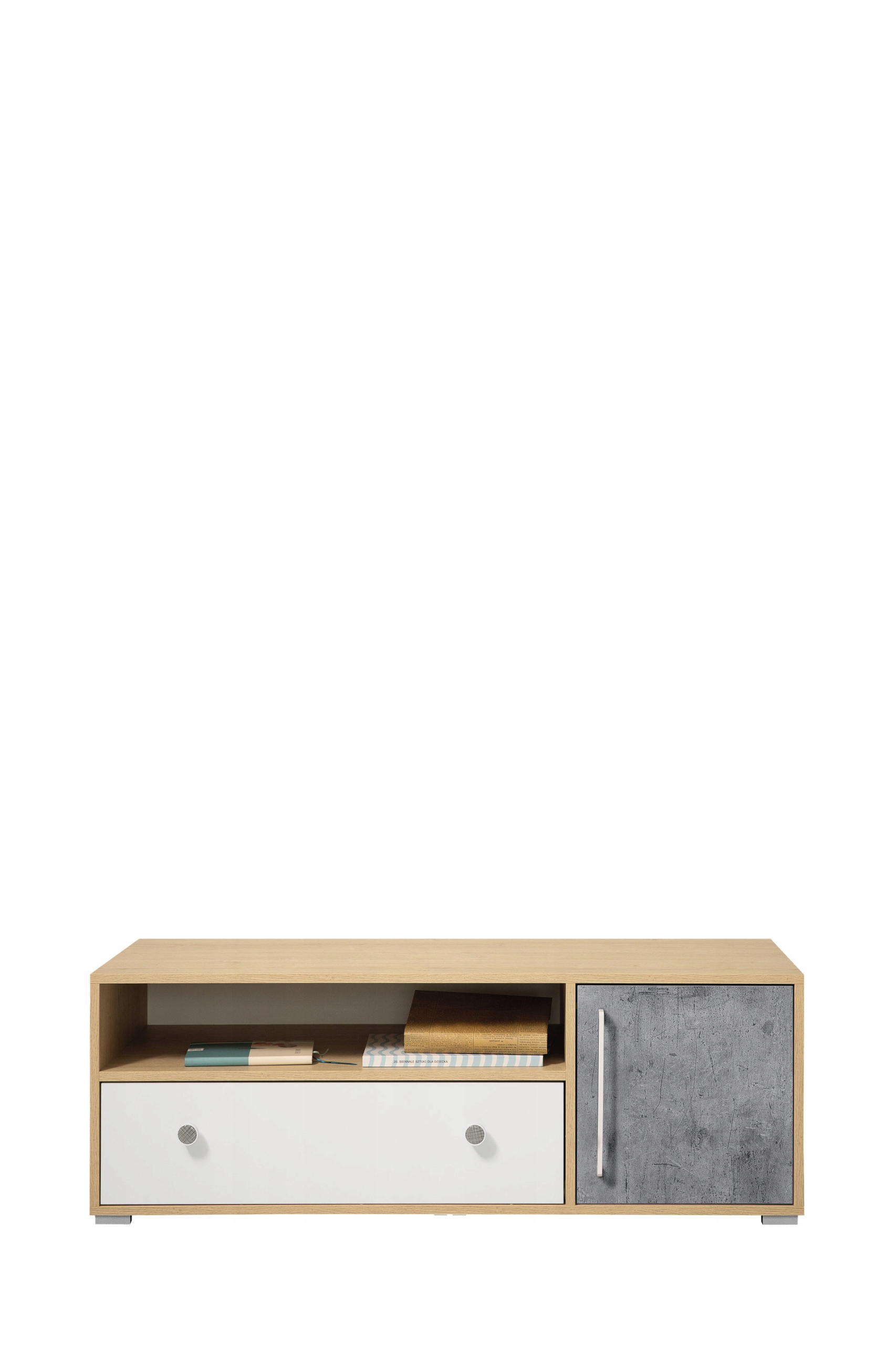 Stojanová Rtv skříňka Ponte 120 cm do obývacího pokoje pod Tv se zásuvkou Dub