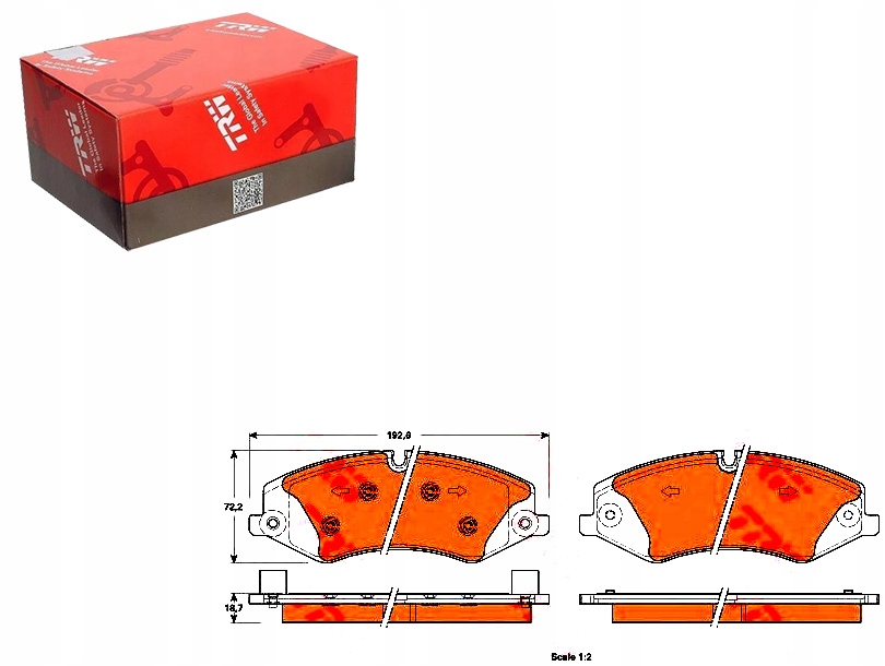 Brzdové Destičky Land Rover Přední Discovery Range