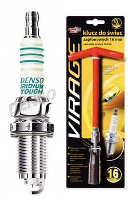 DENSO VKB16 ŚWIECA ZAPŁONOWA + klucz do świec 16mm
