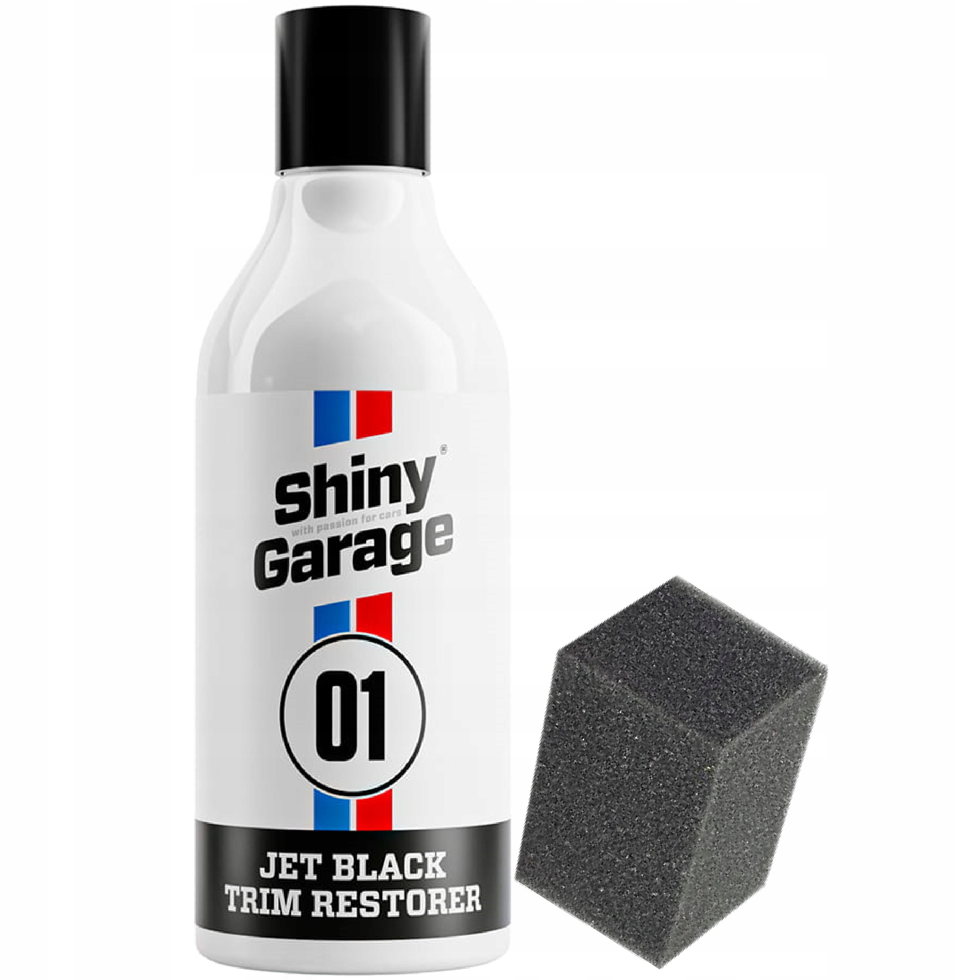 

Shiny Garage Jet Black Czernidło Do Plastiku 250ml