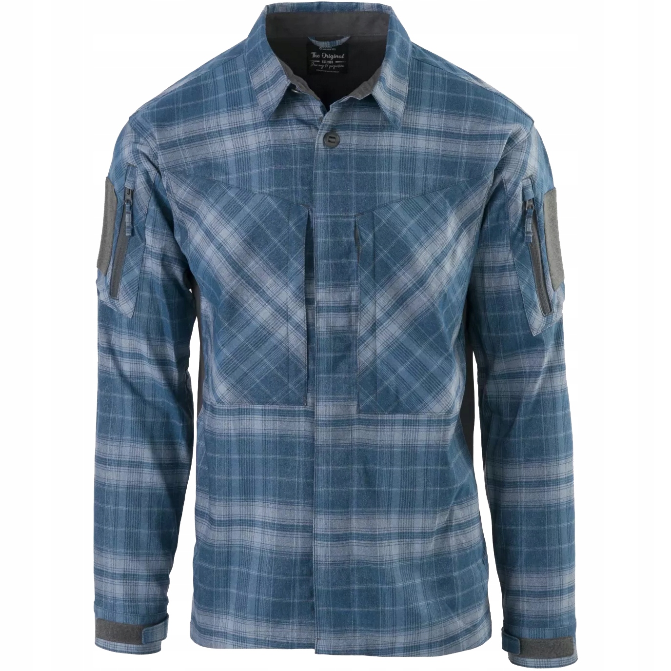 Helikon Mbdu Flannel Shirt Polyester Sorona Western Blue Plaid XXL