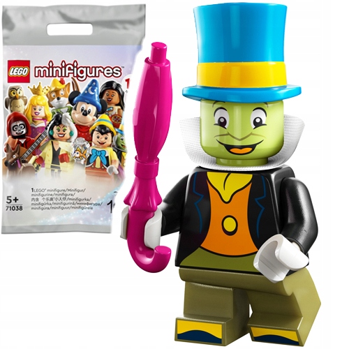 

Lego Disney Minifigures, 71038, Świerszcz, B/n