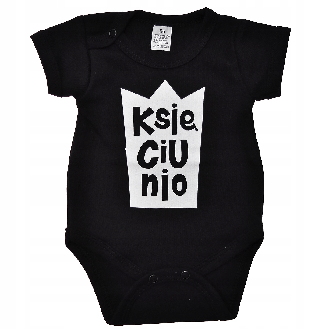 

Czarne Body Księciunio kr. rękaw wyprawka r.56