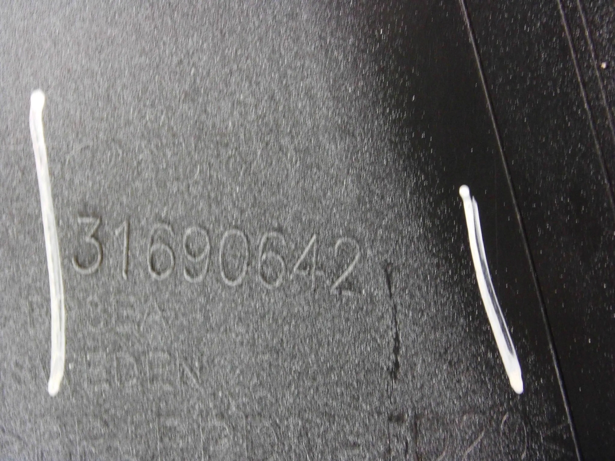 Volvo XC90 II 2015+ bumper rear rear part upper