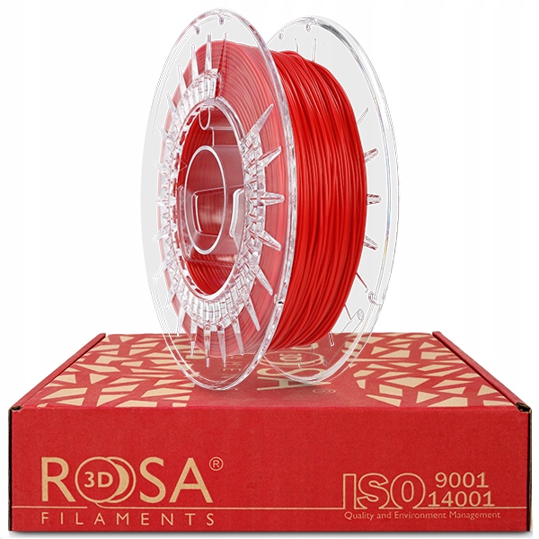 Filament TPU Rosa 3d 1,75 mm 500 g czerwony