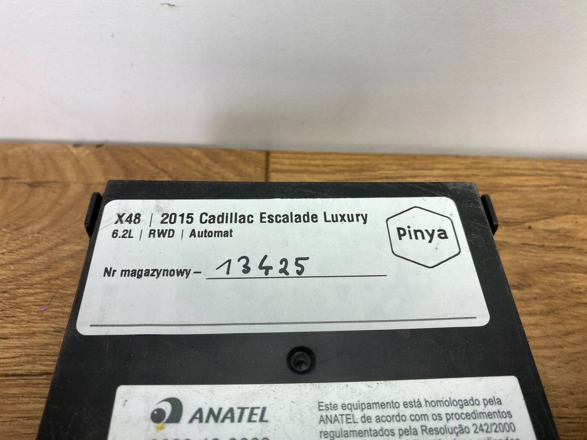 module bezkluczykowy (KESSY) Cadillac Escalade IV 2015+