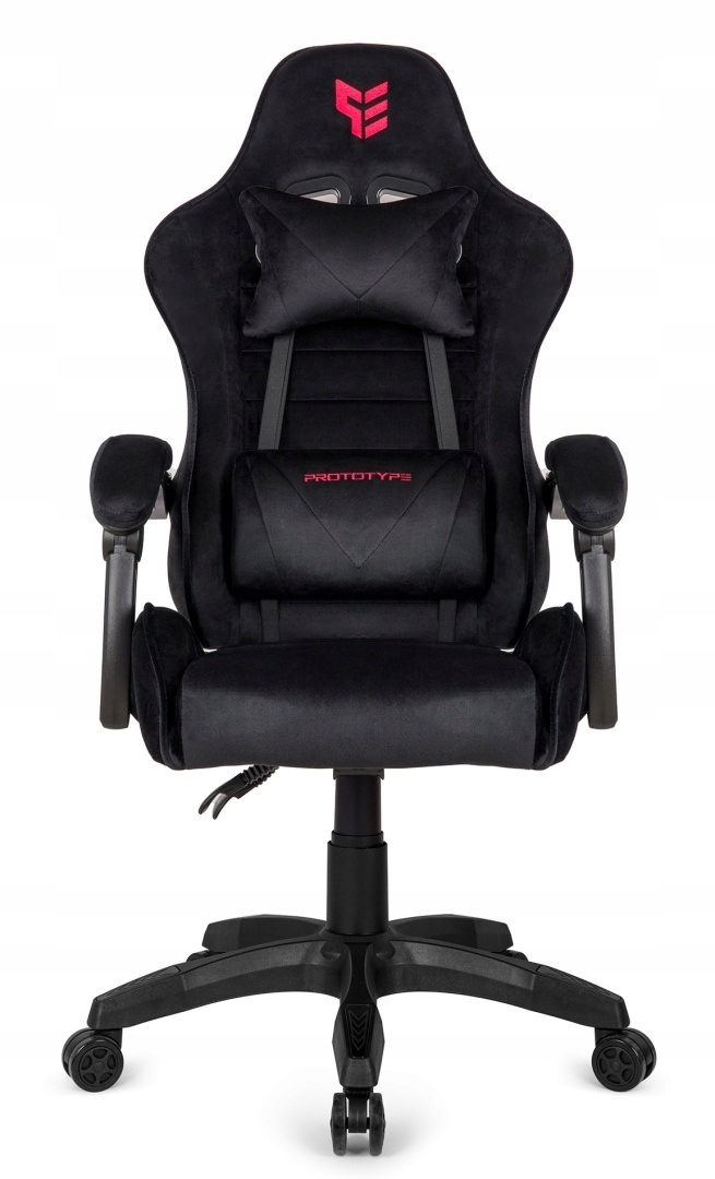 Fotel obrotowy gamingowy Enzo XL Black Alcantara
