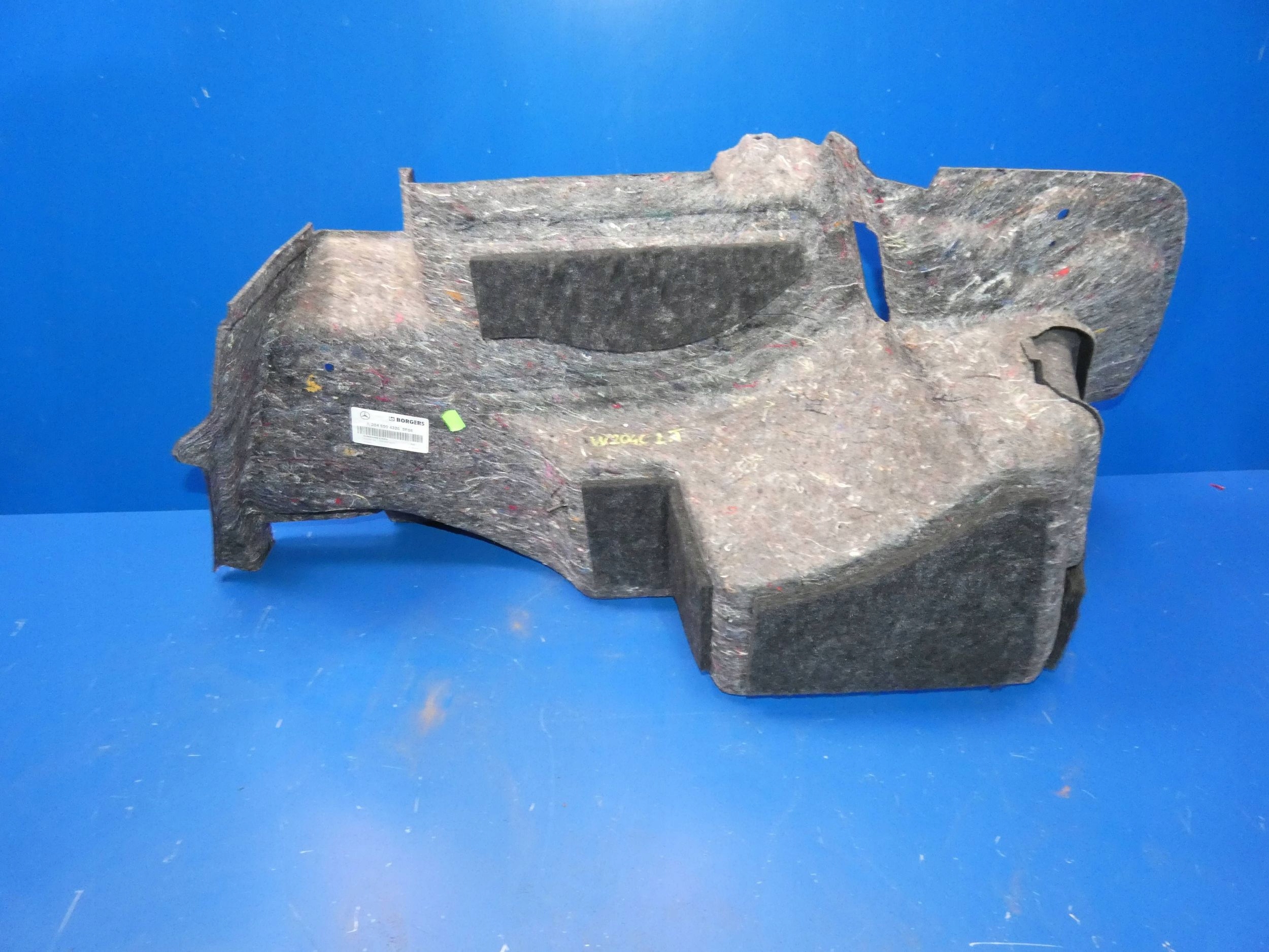 MERCEDES C KLASA W204 COUPE side upholstery boot left rear part