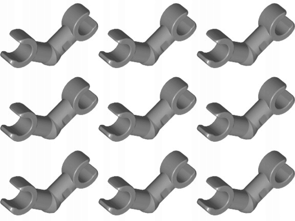 

Lego 93609 26163 Ramię szare ciemne (2g) 9 szt.