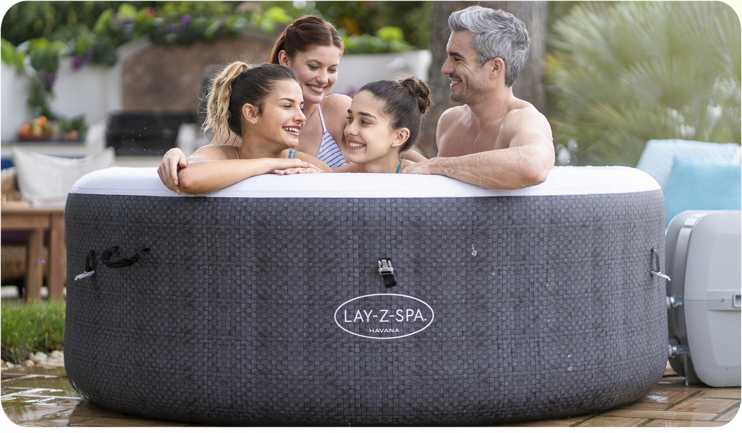 DMUCHANE SPA OGRODOWE 4-osobowe HYDROMASAŻ Bestway Producent Bestway