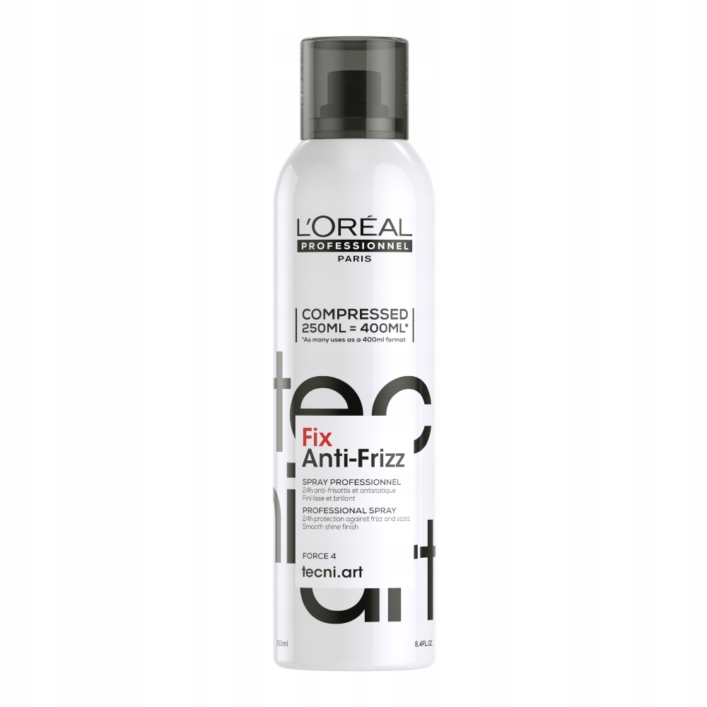 Loreal Fix Anti-Frizz silně fixační sprej proti krepatění 250 ml