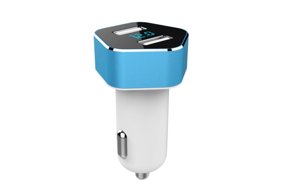 Ładowarka Samochodowa 2x USB Woltomierz Uniwersalna 12V 24V MIERNIK- SZYBKA EAN (GTIN) 5903396044533