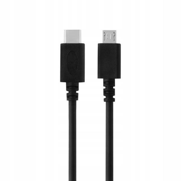 

Kabel Typ C Micro Usb 3A 1,5m Przewód usbc czarn