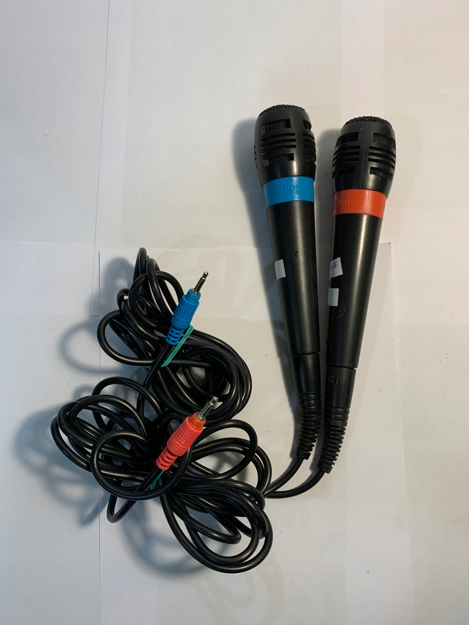 КОМПЛЕКТ МИКРОФОНЫ SINGSTAR ПРОВОДНЫЕ ДЛЯ PS3 PS2