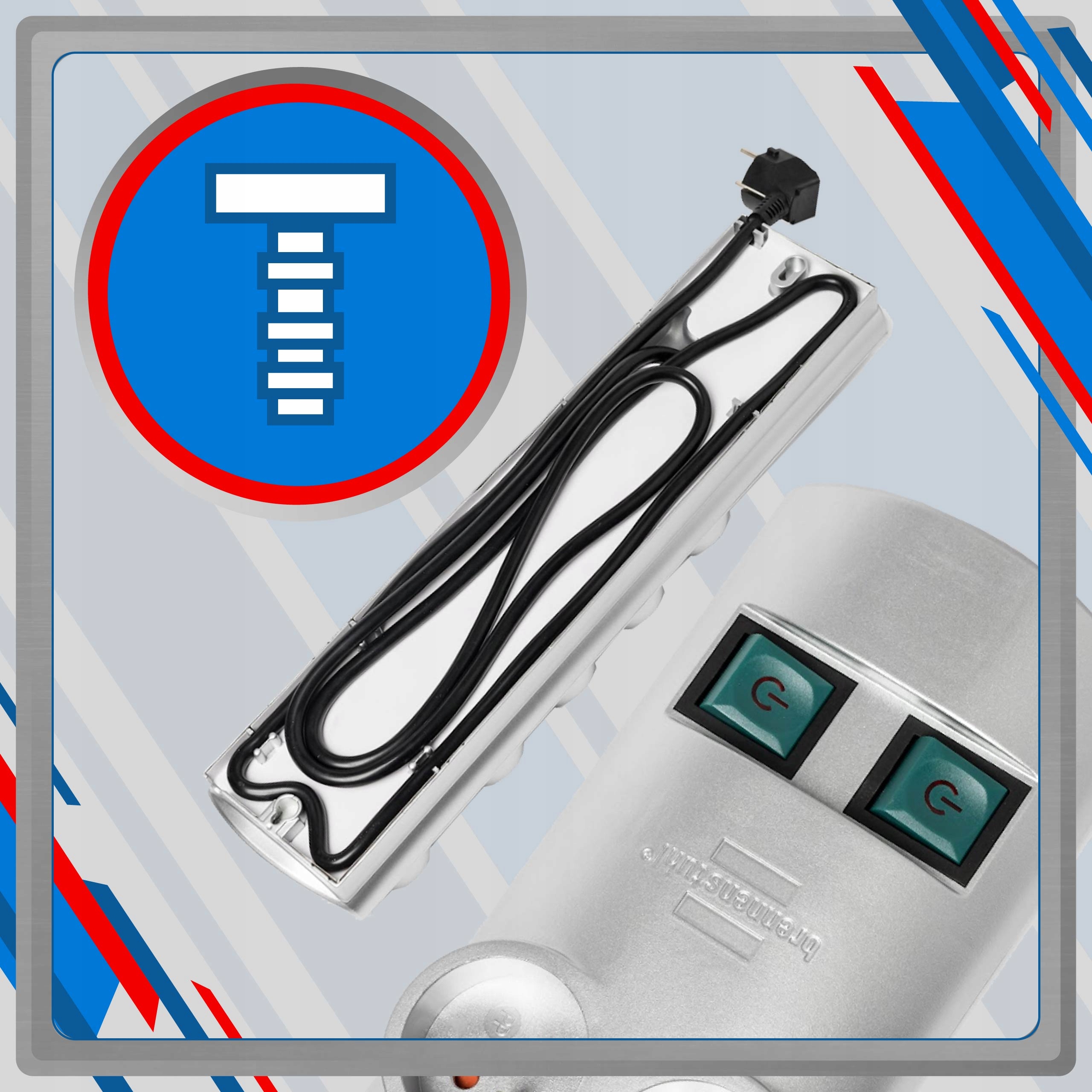 Listwa zasilająca Primera-Line Brennenstuhl Długość przewodu 2 m