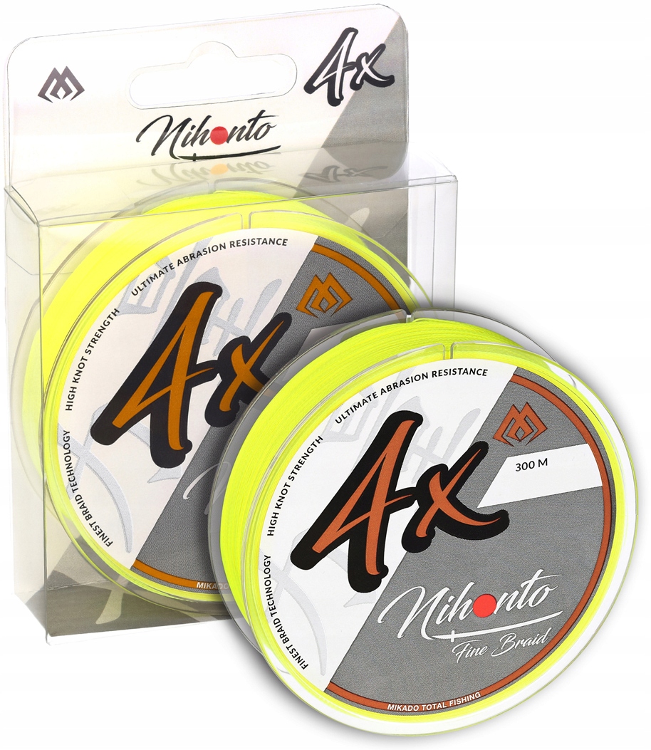 Plecionka Mikado Nihonto 0.16mm/300m fluo czterosplotowa