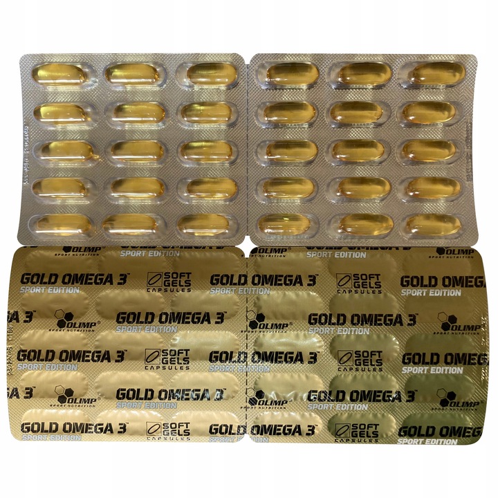 OLIMP GOLD OMEGA 3 SPORT 60 kap BLISTRY EPA, DHA + WITAMINA E