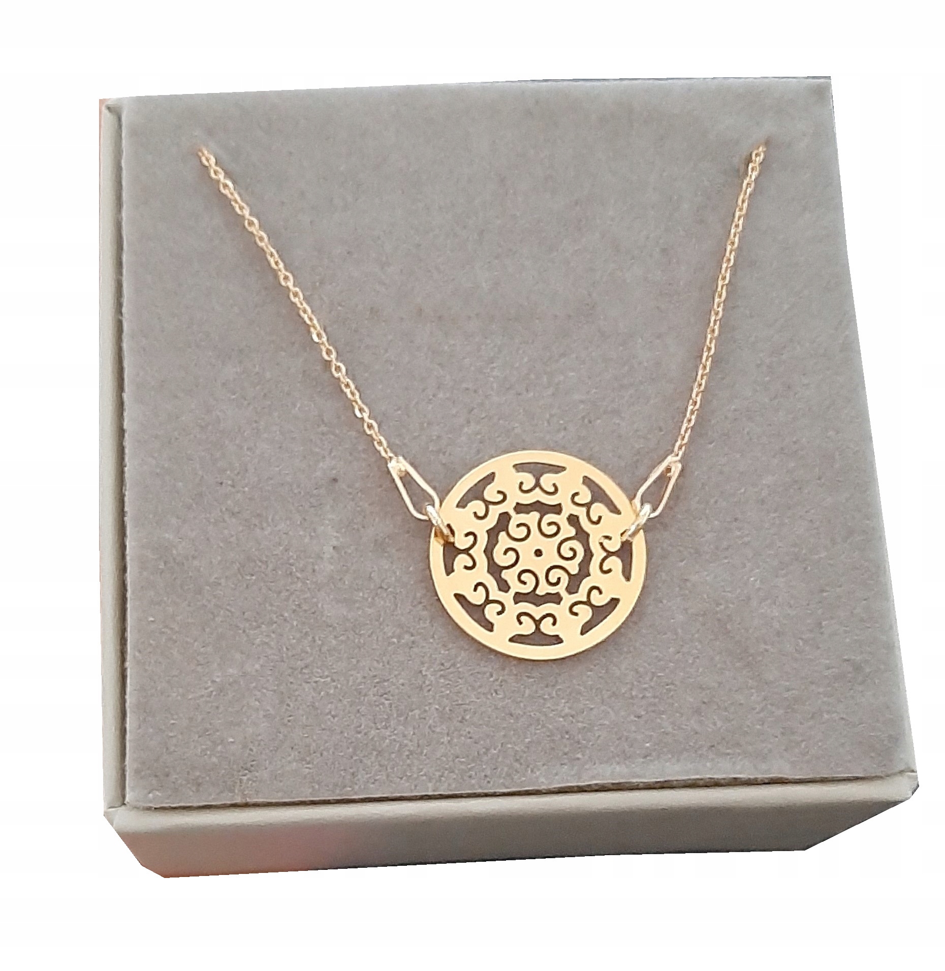 

Naszyjnik Celebrytka Ażur Ażurowy Srebro 60 cm