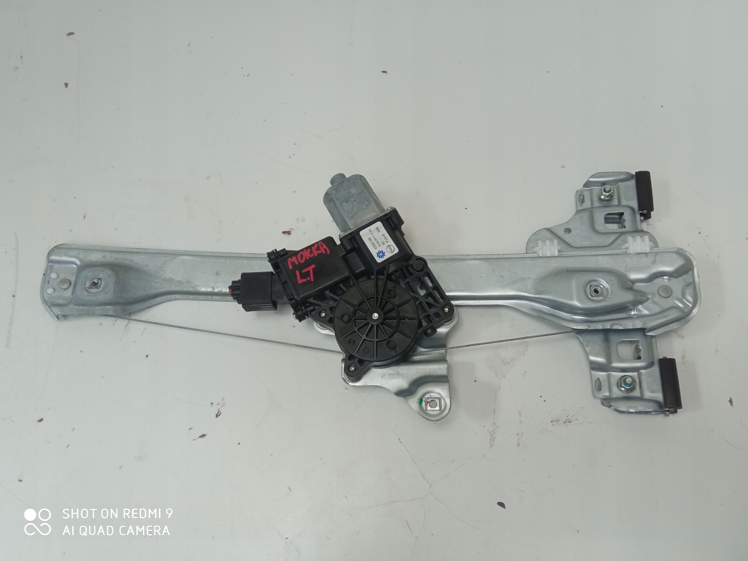 OPEL MOKKA window regulator mechanism left rear part