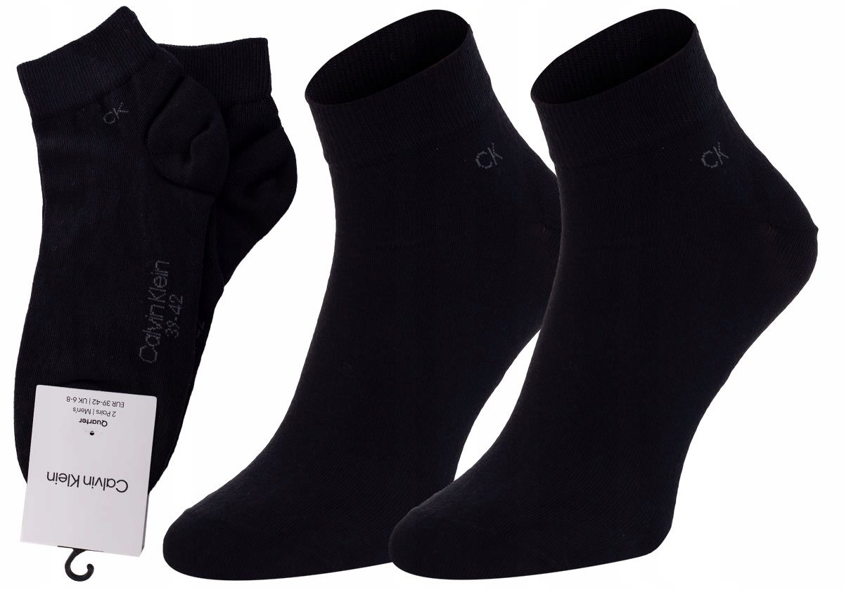 

Calvin Klein Skarpetki Stopki 2 Pary Black r.39-42