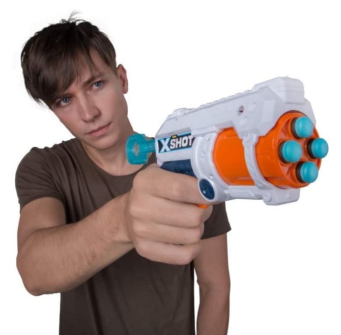 Pistolet na strzałki ZURU X-SHOT FURY 4 PREZENT dla dziecka 27 m 16 strzał Marka ZURU